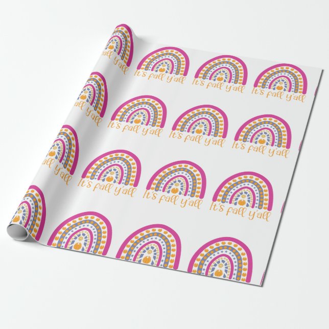 Niedliches Pumpknopfpapier Geschenkpapier (Ungerollt)