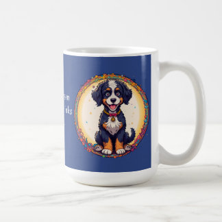 Niedliches Puppy-Cartoon-Design Kaffeetasse