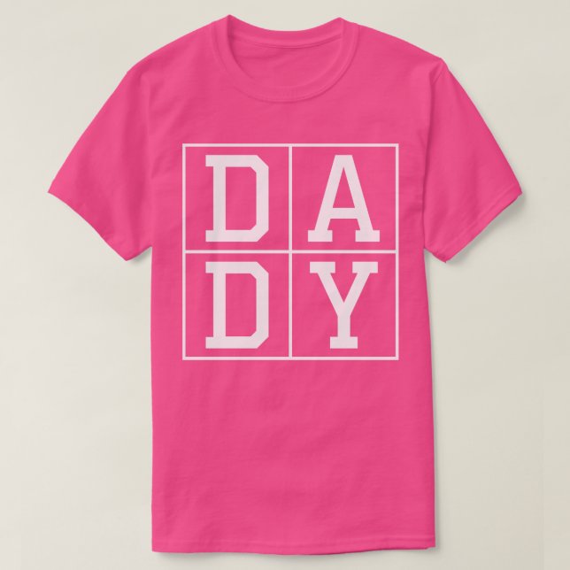 Niedliches Quadrat-Feld Druckausgabe-Design T-Shirt (Design vorne)