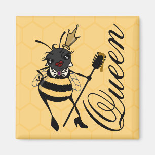 NIEDLICHES QUEEN BEFINDEN SICH MIT HONEYCOMB SQUAR MAGNET