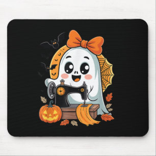 Niedliches Quilo-Hallo zum Nähen von Geisterkostüm Mousepad