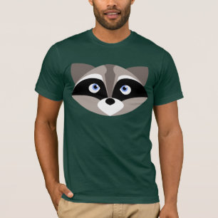Niedliches Raccoon-Gesicht T-Shirt