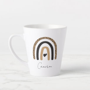 Niedliches Rainbow Leopard Muster Milchtasse