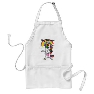 Niedliches Rainbow Unicorn Schürze
