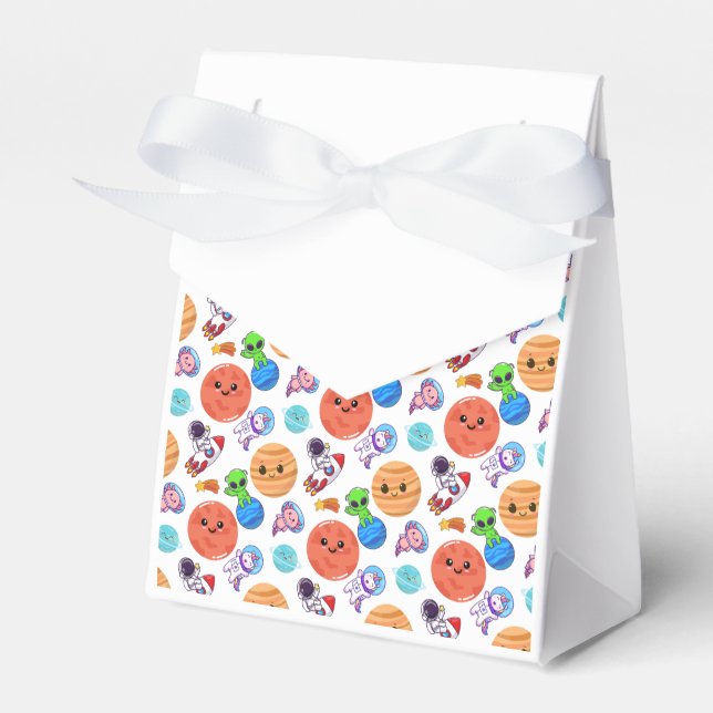 Niedliches Raummuster - Geschenktasche Geschenkschachtel (Vorderseite)