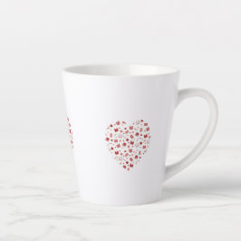 Niedliches Red Book and Reading Patches Milchtasse