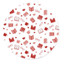 Niedliches Red Book and Reading Pattern