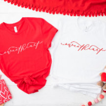 Niedliches Red Sweetheart Script Valentine's Day S