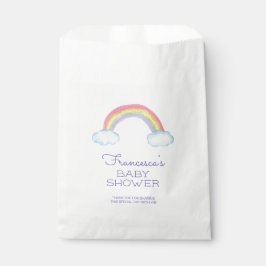 Niedliches Regenbogengeschlecht Neutrale Babydusch Geschenktütchen