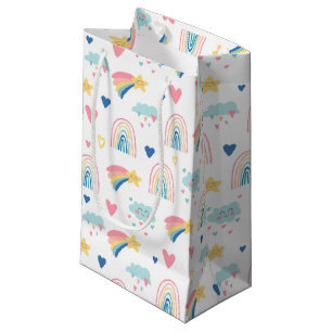 Niedliches Regenbogenmuster Kleine Geschenktüte