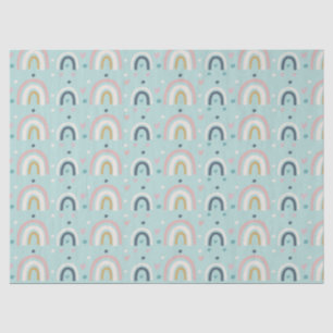 Niedliches Regenbogenmuster Seidenpapier