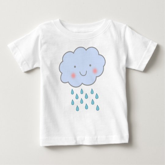 niedliches Regenwolken-Baby-Shirt Baby T-shirt