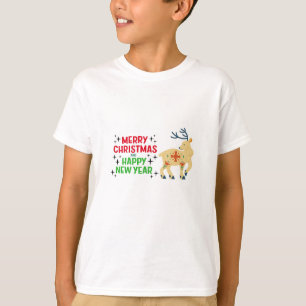 Niedliches Rentier Weihnachts-Shirt T-Shirt