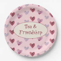 Niedliches Retro Boho Valentine's Day Ladys Tea Pa