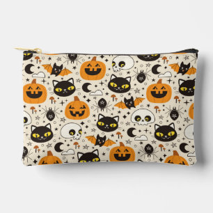 Niedliches Retro Halloween-Muster Zubehörtasche