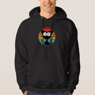Niedliches Retro-Sonnenuntergang-Design Geburtstag Hoodie