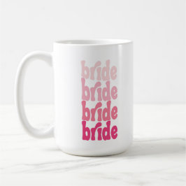 Niedliches Retropinke, personalisiert mit Namen Kaffeetasse