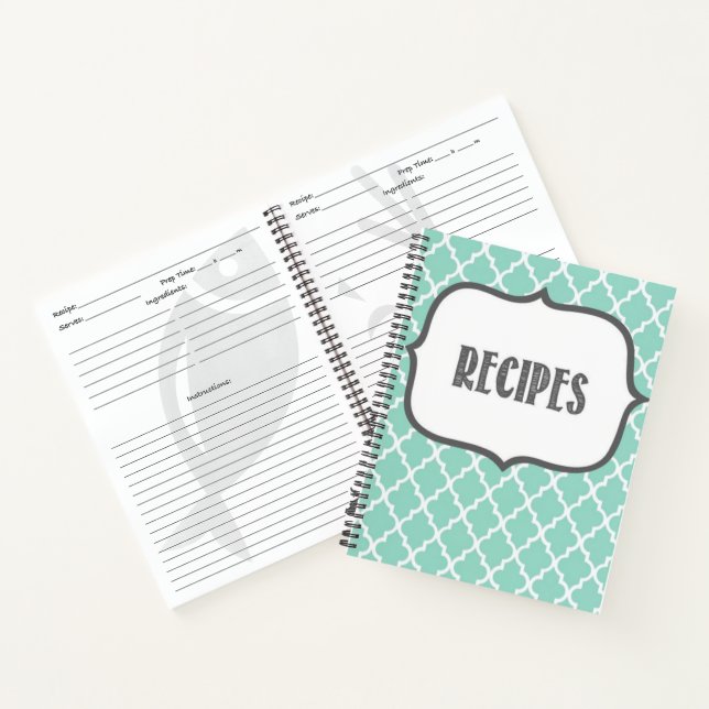 Niedliches Rezept Notizbuch (Innenseite)