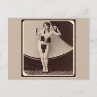 Niedliches Risqué-Flapper-Girl der 1920er Jahre