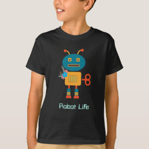 Niedliches Roboterdesign T-Shirt