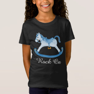 Niedliches Rockpferd bemalt Kinder T - Shirt
