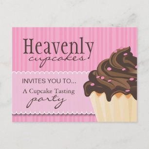 Niedliches rosa Bäckerei Postkarte