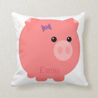 Niedliches rosa Chubby Schwein-Kissen Kissen