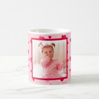 Niedliches Rosa Foto Valentine Kaffeetasse