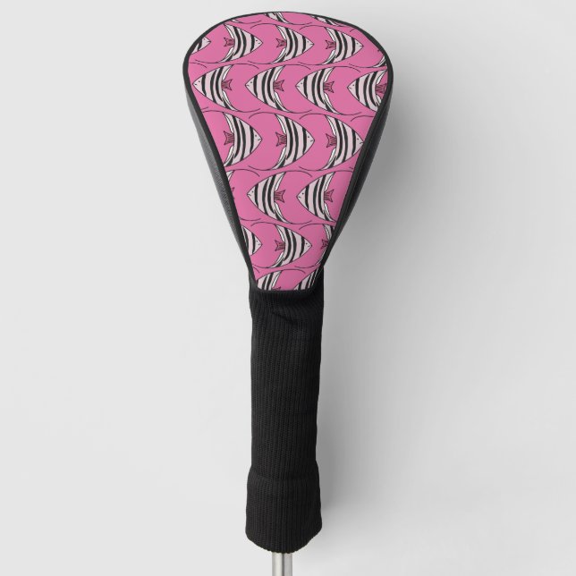 Niedliches Rosa Golf Headcover (Vorderseite)
