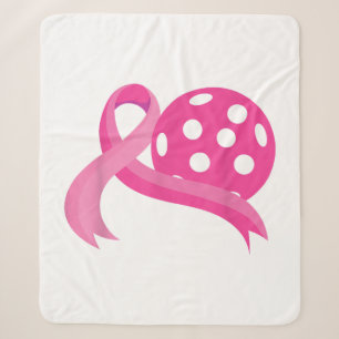 Niedliches rosa Herz-Band-Pickleball Brustkrebs Aw Sherpadecke