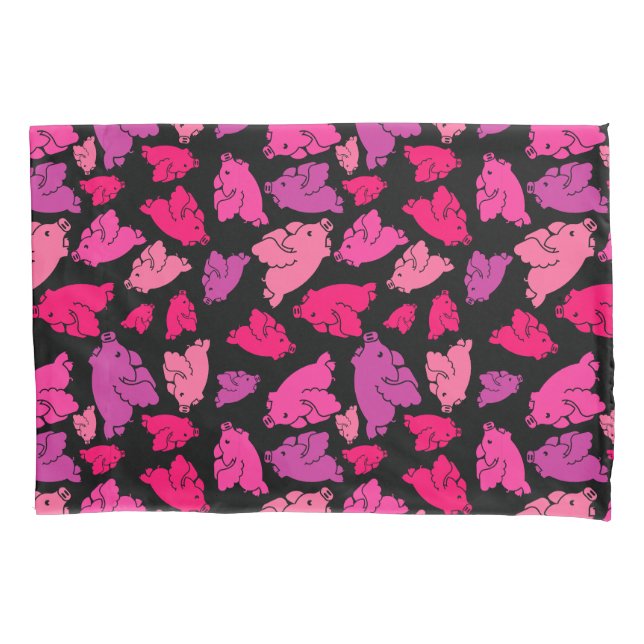 Niedliches rosa Muster Kissenbezug (Vorderseite)