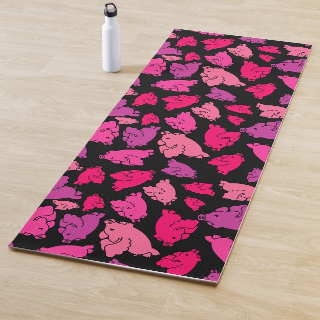 Niedliches rosa Muster Yogamatte (Beispiel)
