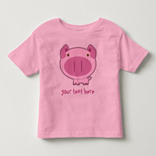 NIEDLICHES ROSA PIGGY für KINDER Kleinkind T-shirt
