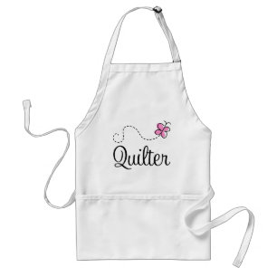 Niedliches rosa Quilter-Geschenk Schürze