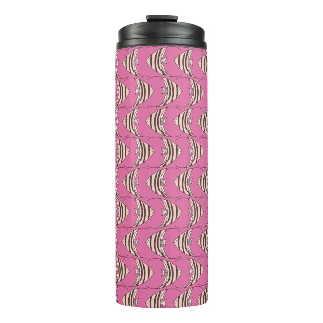 Niedliches Rosa Thermosbecher (Vorderseite)