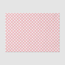 Niedliches rosa und weiße Punkt - Gewebepapier Seidenpapier
