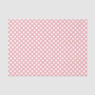 Niedliches rosa und weiße Punkt - Gewebepapier Seidenpapier