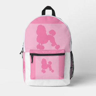 Niedliches rosa und weißes Pulver Bedruckter Rucksack