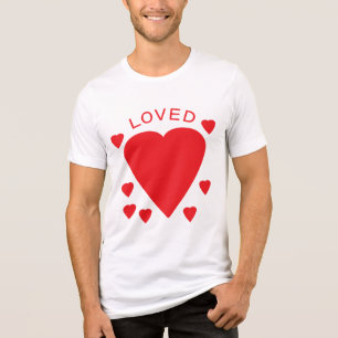 Niedliches Rotes Herz Christlicher Valentinstag Mä Tri-Blend Shirt