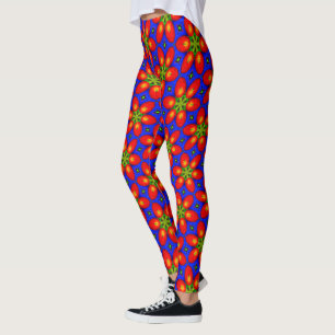 Niedliches rotes Muster Leggings