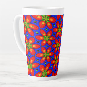 Niedliches rotes Muster Milchtasse