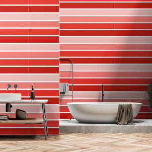 Niedliches rotes Ombre Streifenmuster Tapete