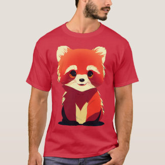 Niedliches Rotes Panda 13 T-Shirt