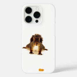 Niedliches Rothörnchen im Schnee iPhone 16 Pro Hülle