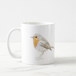 Niedliches Rotkehlchen Kaffeetasse