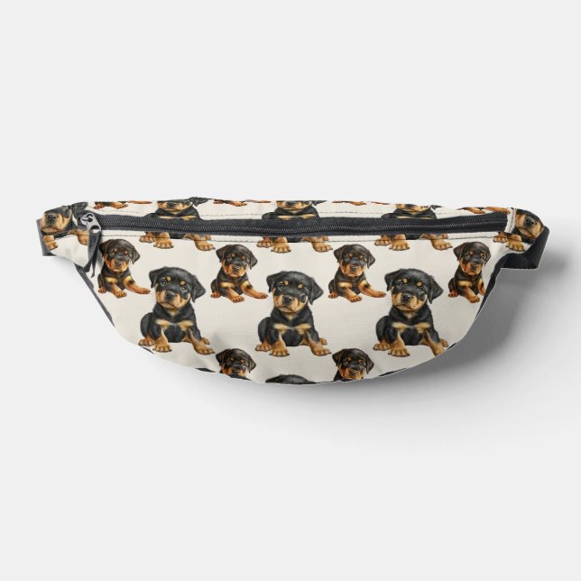 Niedliches Rottweiler-Welpen-Hundemuster Bauchtasche (Ablage )