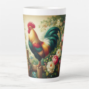 Niedliches rustikales/Vintages Hahn Milchtasse