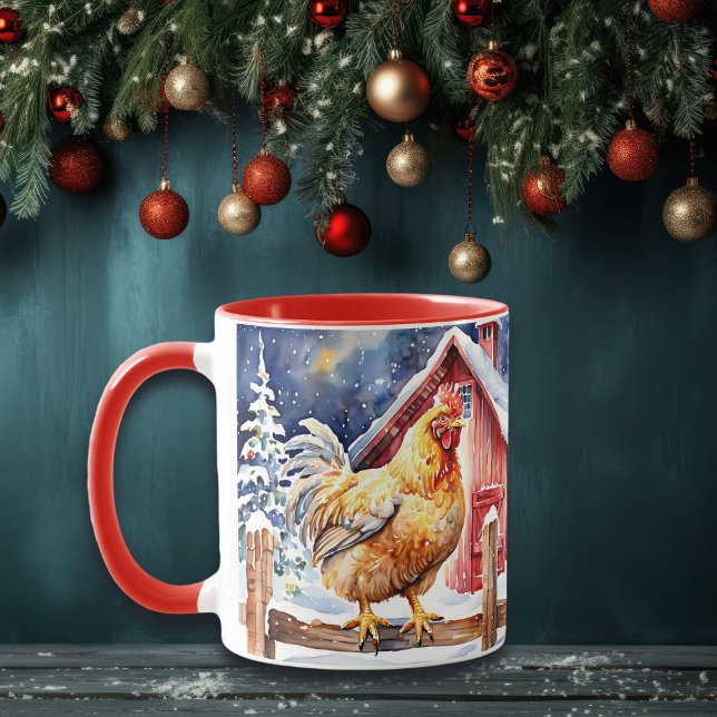 Niedliches rustikales Weihnachtsgebäck Tasse (Von Creator hochgeladen)