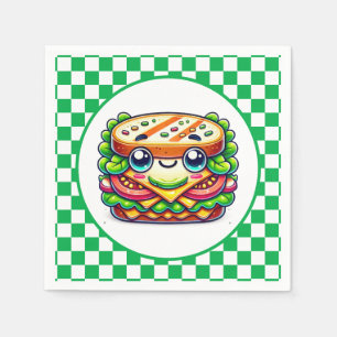 Niedliches Sandwich-Picknick-Party Serviette