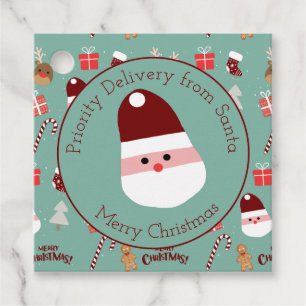 Niedliches Santa Reindeer Candy Cane Gingerbread M Geschenkanhänger